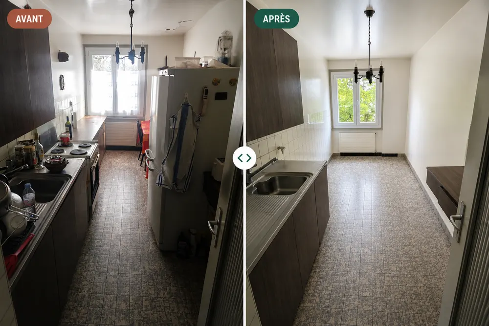 Débarras senior à Genève réalisé par Happy Move